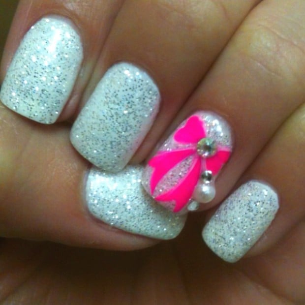 Nails-with-bows-5