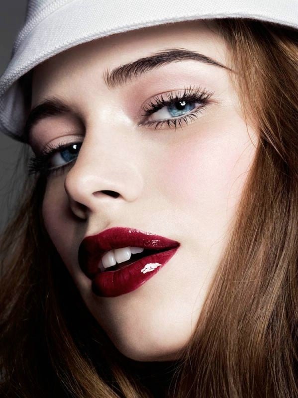 25 glamorous makeup ideas with red lipstick (5)