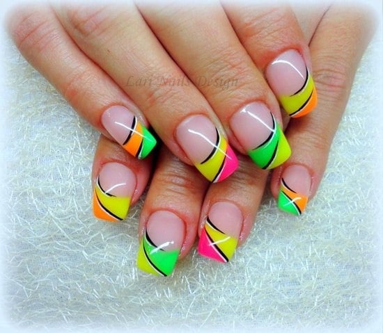 25 Cool Colorful Nail Art Ideas (12)