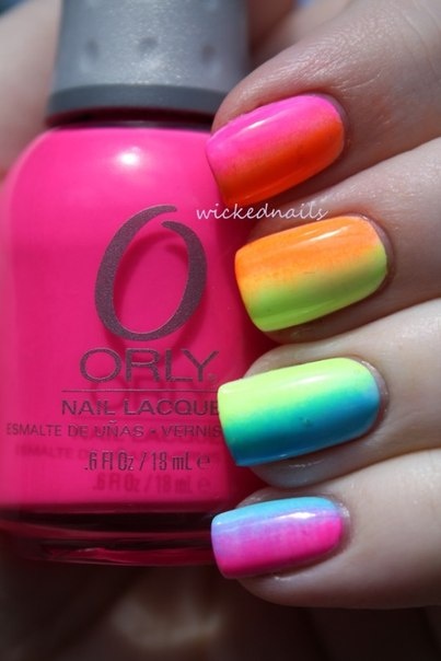 25 Cool Colorful Nail Art Ideas (16)