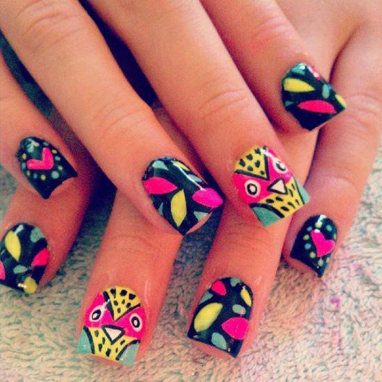 25 Cool Colorful Nail Art Ideas (17)