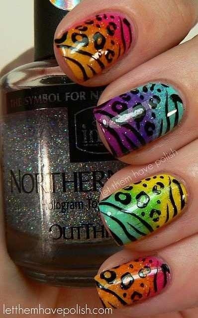 25 Cool Colorful Nail Art Ideas (22)