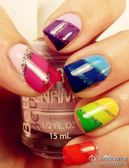 25 Cool Colorful Nail Art Ideas (23)