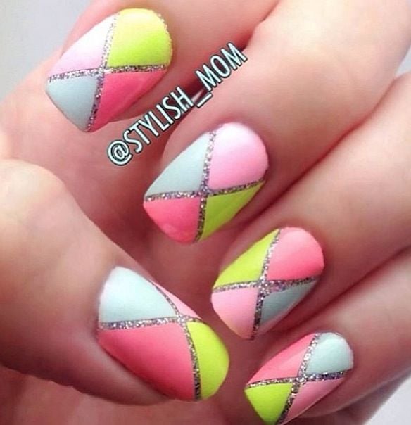 25 Cool Colorful Nail Art Ideas (25)
