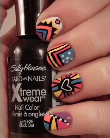 25 Cool Colorful Nail Art Ideas (4)
