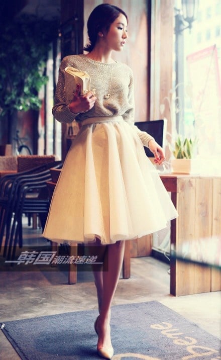 30 Outfit Ideas with Lace and Tulle for Romantic Look (8)