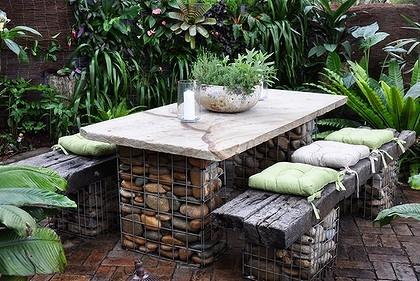 20 Amazing Gabion Ideas for Your Outdoor Area (17)