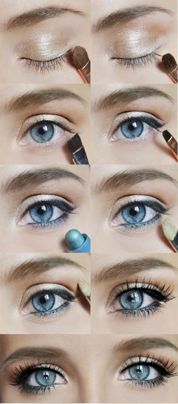 to  makeup Style blue Makeup make natural Gorgeous pop for 20  Ideas  Eyes Blue Motivation eyes