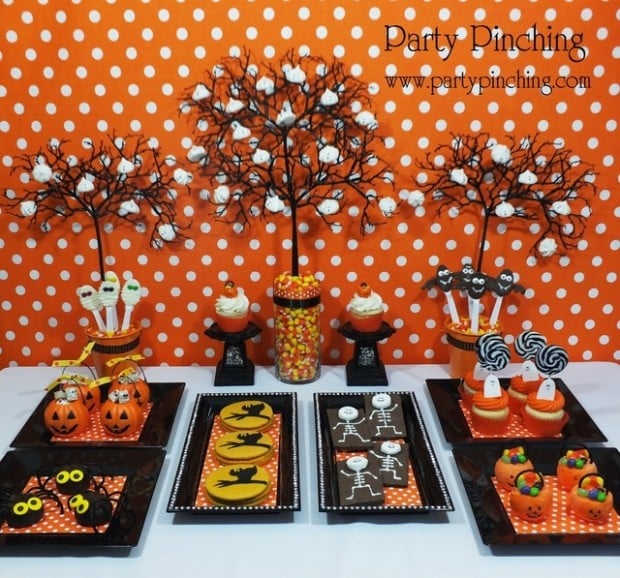 halloween party treats decoration table great tricks kids decorations treat dessert easy sweet pinching just spider fun some ghost food