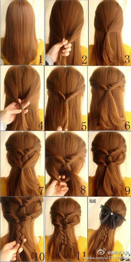 22 Simple and cute hairstyle tutorials you should definitely try it (1 ...