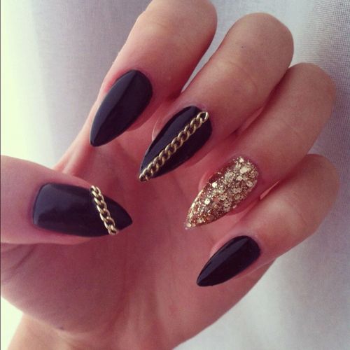 27 Amazing Pointed Nail Art Ideas (1)