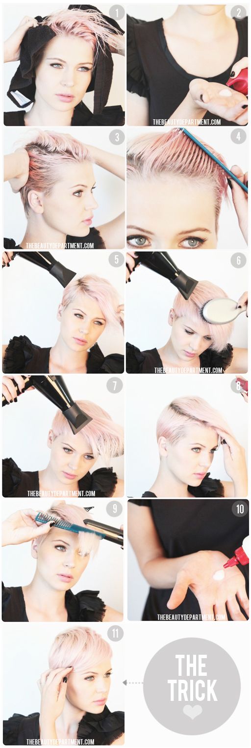 Great Short Hairstyle Ideas and Tutorials (14)