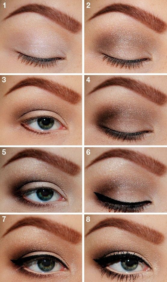 19 Tutorials Soft Style Motivation Makeup natural  and  eyeliner look Look and Ideas makeup Natural
