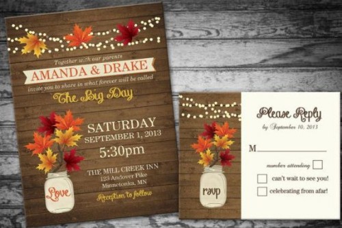 fall wedding invitations (11)
