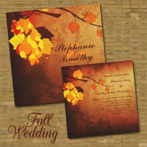 fall wedding invitations (15)
