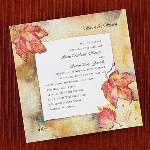 fall wedding invitations (9)