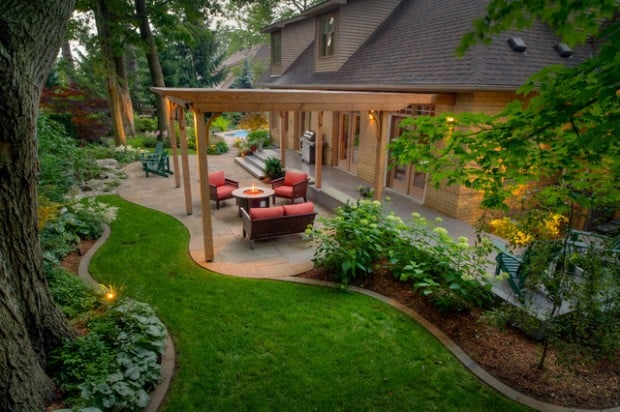 20 Landscape Outdoor Area Design Ideas in Traditional Style (3)