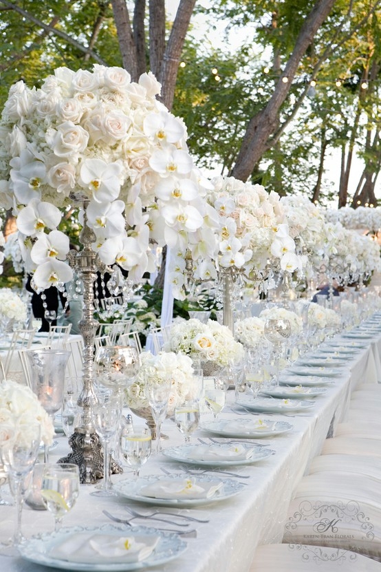 20 Pure White Wedding Decor Ideas for Romantic Wedding