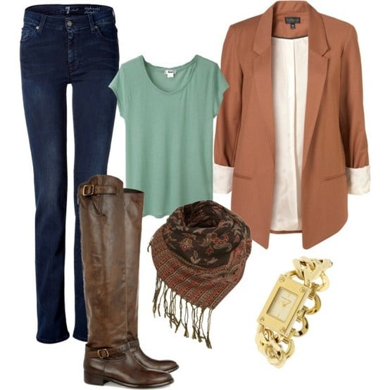 20 Stylish Combinations in Bright Colors for Fall Days (17)