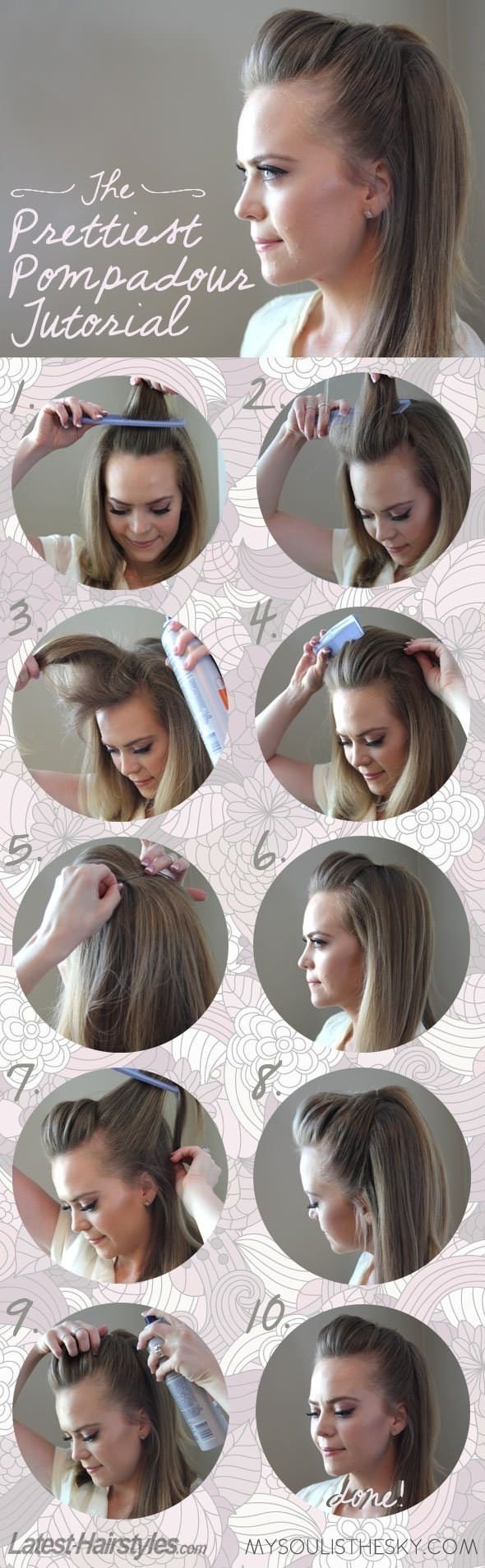 23 Gorgeous Hairstyle Ideas and Tutorials that can be done in 10 minutes  (10)