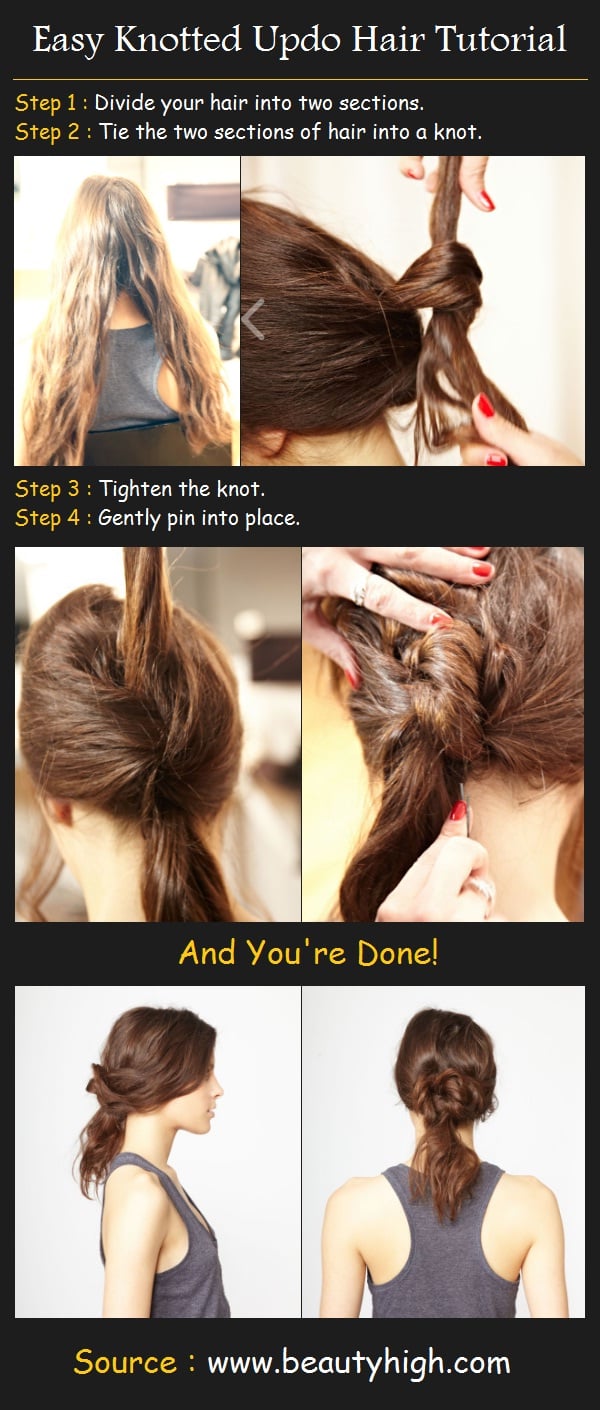 23 Gorgeous Hairstyle Ideas and Tutorials that can be done in 10 minutes  (19)