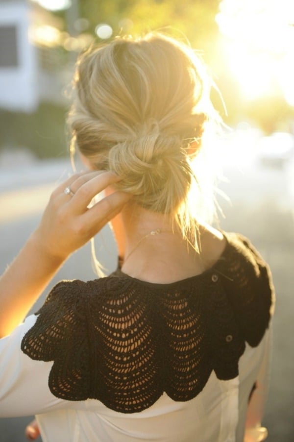 23 Gorgeous Hairstyle Ideas and Tutorials that can be done in 10 minutes  (22)