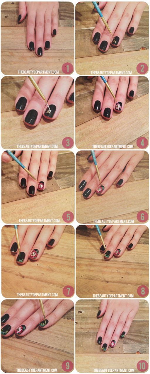 25 Great Nail Art Tutorials for Cute and Fancy Nails (11)