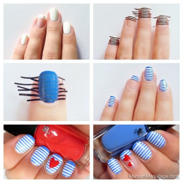 25 Great Nail Art Tutorials for Cute and Fancy Nails (12)