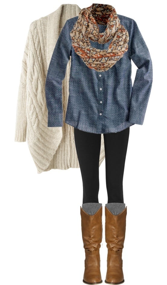 27 Casual and Cozy Combinations for Fall (21)
