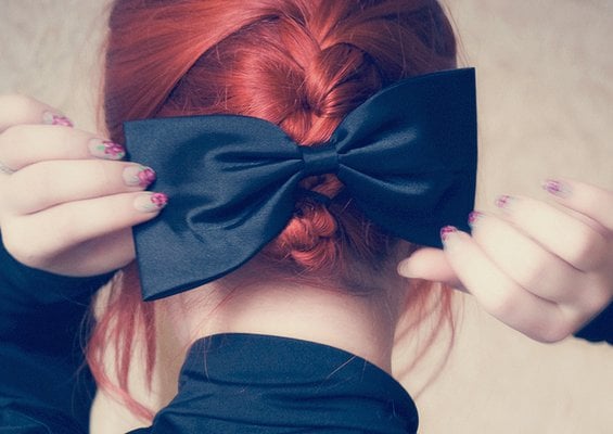 33 Adorable Hairstyles with Bows (17)