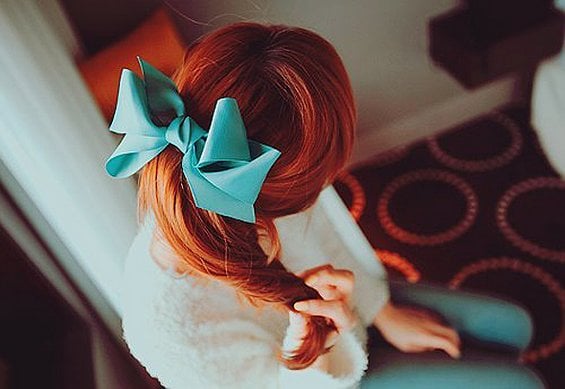 33 Adorable Hairstyles with Bows (5)