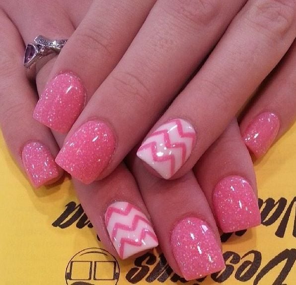 40 Stylish Pink Nail Art Ideas  Style Motivation