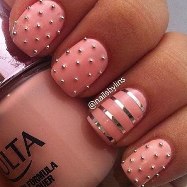 Here are 40 amazing pink nail art ideas.