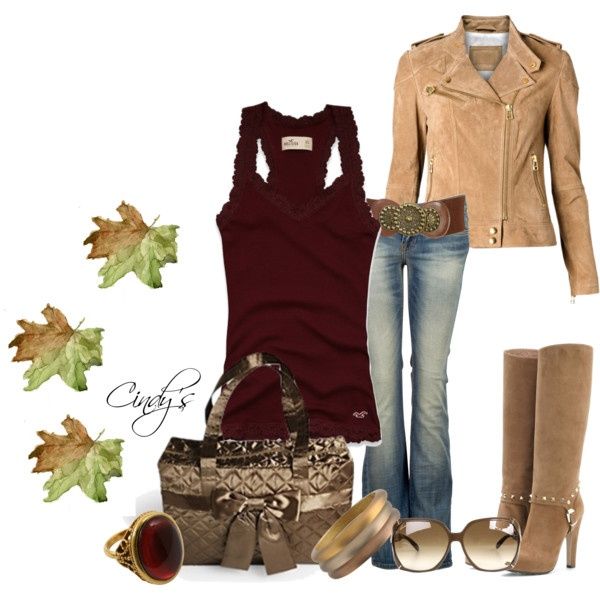 Perfect Fall Look 23 Outfit Ideas in Burgundy Color (11)