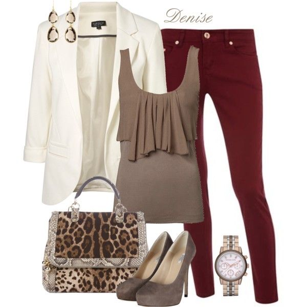 Perfect Fall Look 23 Outfit Ideas in Burgundy Color (12)