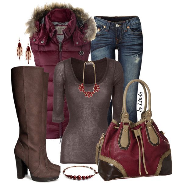 Perfect Fall Look 23 Outfit Ideas in Burgundy Color (20)