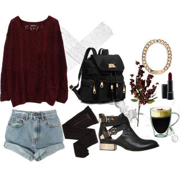 Perfect Fall Look 23 Outfit Ideas in Burgundy Color (4)