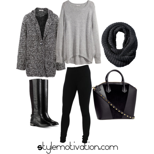 17 Cozy and Casual Combinations for Winter (17)