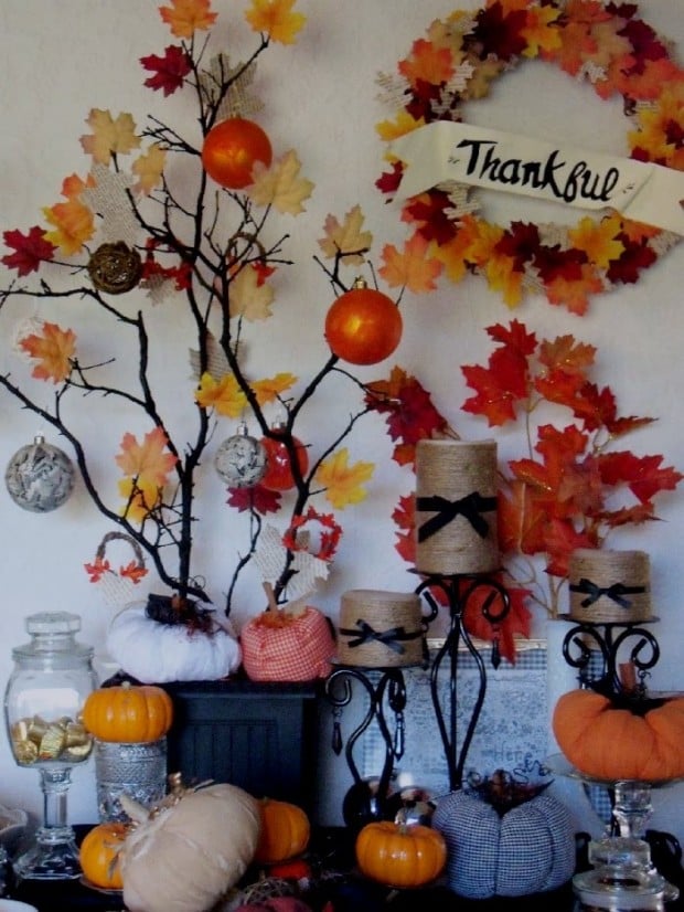 17 Creative and Easy DIY Home Decor Crafts for the Thanksgiving Holiday (4)