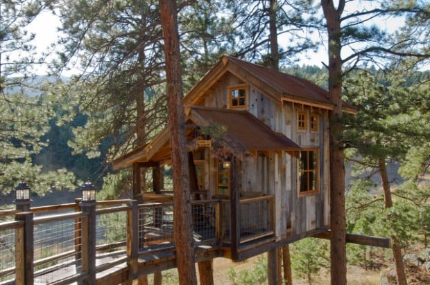 18 Amazing Tree House Design Ideas that Your Kids Will Love (14)