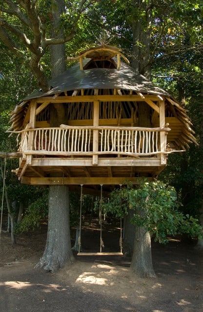 18 Amazing Tree House Design Ideas that Your Kids Will Love (18)