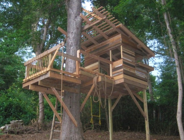 18 Amazing Tree House Design Ideas that Your Kids Will Love (6)