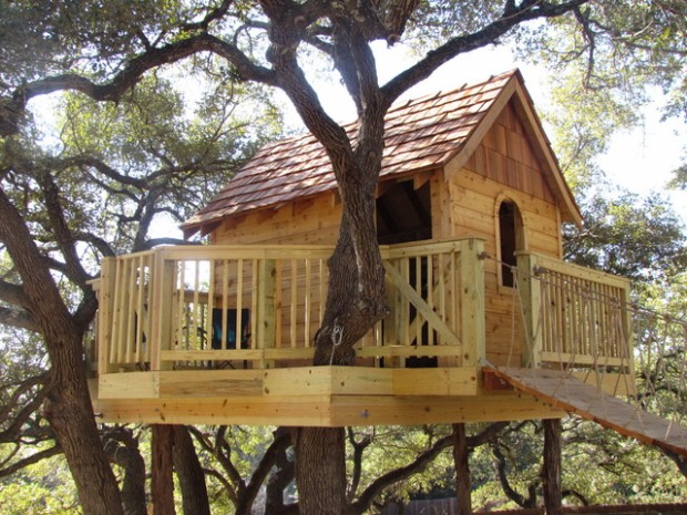 18 Amazing Tree House Design Ideas that Your Kids Will Love (9)