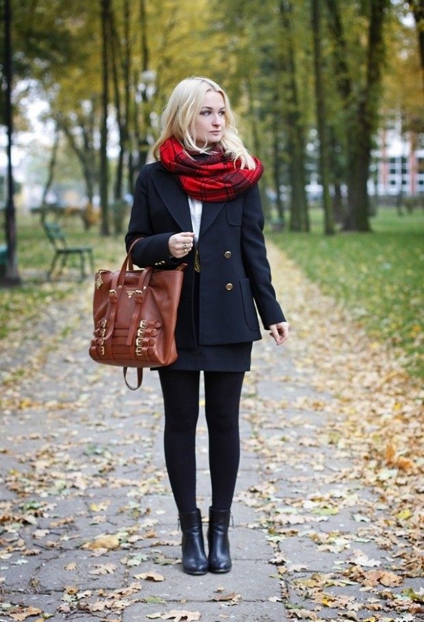 19 Chic and Stylish Outfit Ideas with Scarf for Cold Days (2)