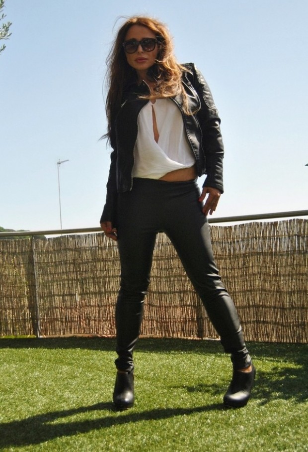 19 Cool Outfit Ideas with Leather Jackets (3)