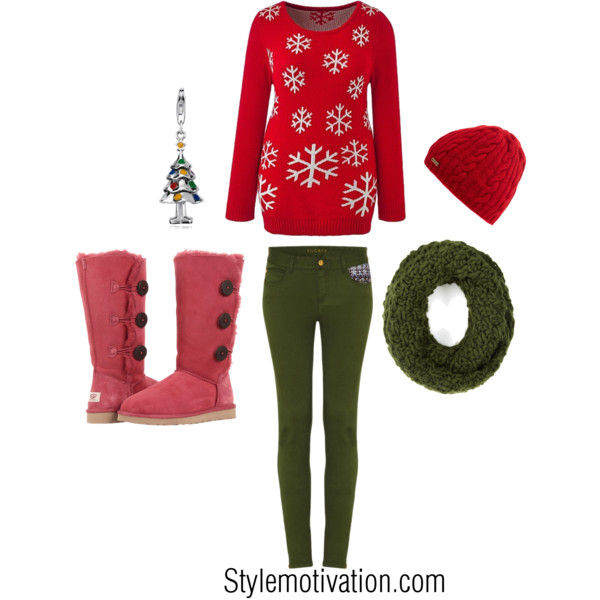 20 Cute Christmas Outfit Ideas (6)