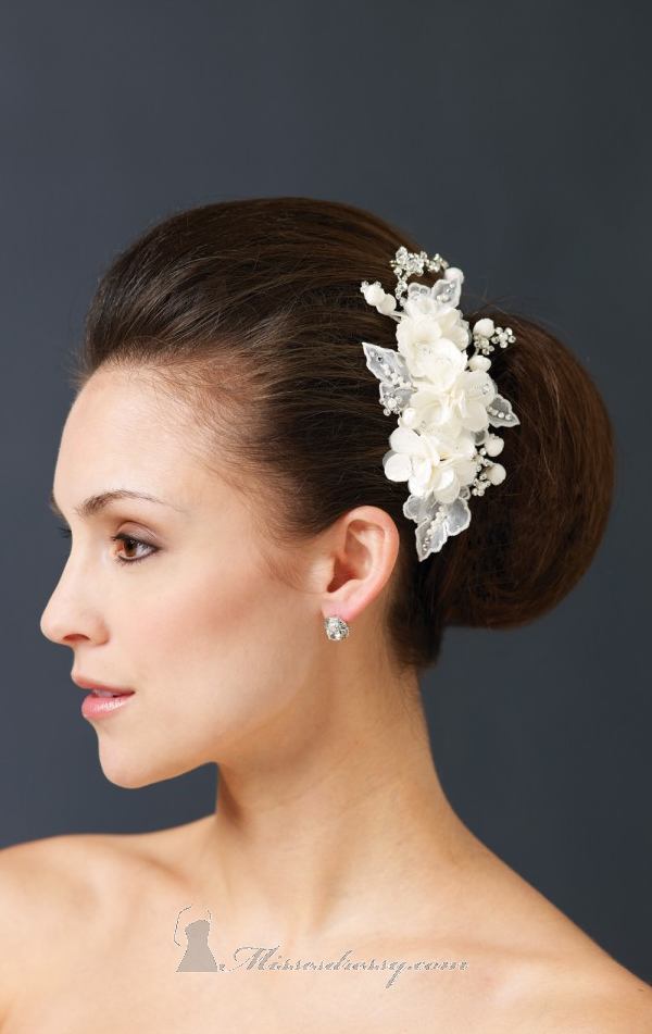 21 Adorable Hair Accessories for Perfect Bridal Hairstyle (10)
