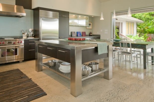 22 Great Kitchen Island Design Ideas in Modern Style (21)