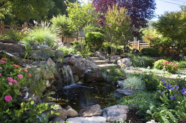 22 Great Pond Design Ideas for Your Garden (18)