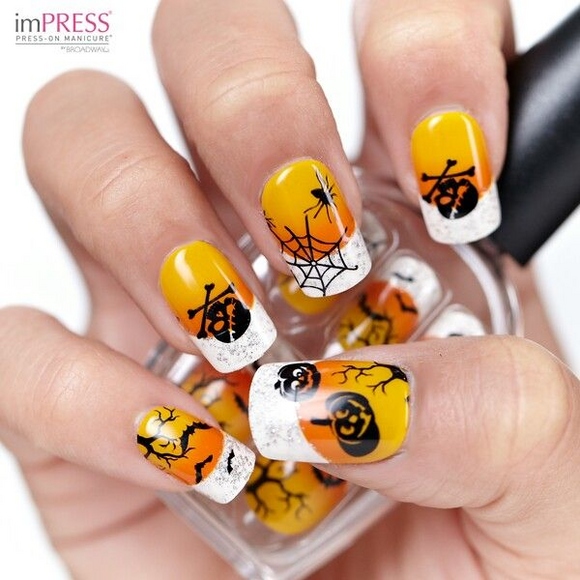 23 Easy Creative and Funny Nail Art Ideas for Halloween (23)